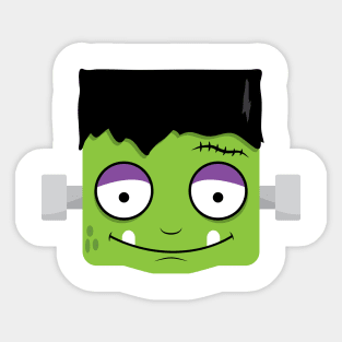 Frankenstein Face T-Shirt Sticker